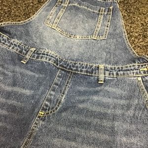 Denim jean overalls coveralls